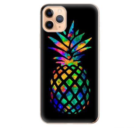 Odolné silikonové pouzdro iSaprio - Rainbow Pineapple - iPhone 11 Pro Max