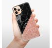 Odolné silikonové pouzdro iSaprio - Rose and Black Marble - iPhone 11 Pro Max