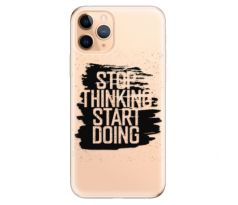 Odolné silikonové pouzdro iSaprio - Start Doing - black - iPhone 11 Pro