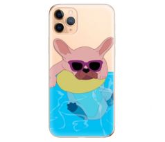 Odolné silikonové pouzdro iSaprio - Swimming Dog - iPhone 11 Pro Max