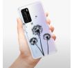 Odolné silikonové pouzdro iSaprio - Three Dandelions - black - Huawei P40