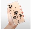 Odolné silikonové pouzdro iSaprio - Three Dandelions - black - iPhone 11 Pro Max