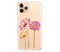 Odolné silikonové pouzdro iSaprio - Three Flowers - iPhone 11 Pro