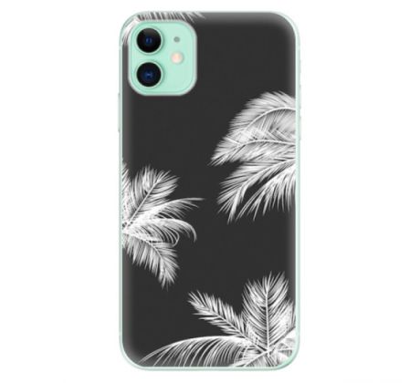 Odolné silikonové pouzdro iSaprio - White Palm - iPhone 11