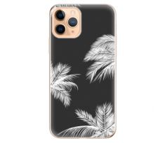 Odolné silikonové pouzdro iSaprio - White Palm - iPhone 11 Pro