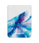 Pouzdro na kreditní karty iSaprio - Abstract Flower - světlá nalepovací kapsa