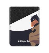 Pouzdro na kreditní karty iSaprio - Bat Comics - tmavá nalepovací kapsa