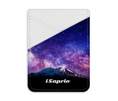 Pouzdro na kreditní karty iSaprio - Milky Way - světlá nalepovací kapsa