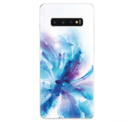 Odolné silikonové pouzdro iSaprio - Abstract Flower - Samsung Galaxy S10+
