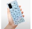 Odolné silikonové pouzdro iSaprio - Abstract Triangles 03 - black - Samsung Galaxy S20+
