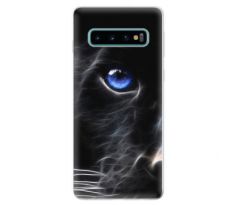 Odolné silikonové pouzdro iSaprio - Black Puma - Samsung Galaxy S10