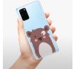 Odolné silikonové pouzdro iSaprio - Brown Bear - Samsung Galaxy S20+