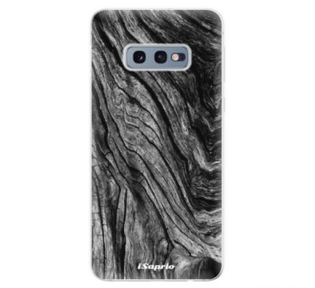 Odolné silikonové pouzdro iSaprio - Burned Wood - Samsung Galaxy S10e