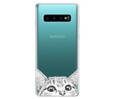 Odolné silikonové pouzdro iSaprio - Cat 02 - Samsung Galaxy S10