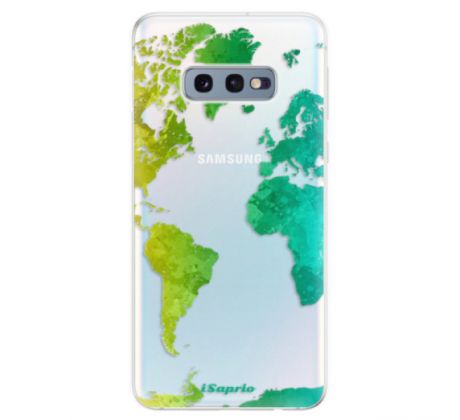 Odolné silikonové pouzdro iSaprio - Cold Map - Samsung Galaxy S10e