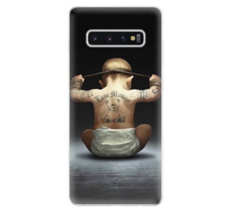 Odolné silikonové pouzdro iSaprio - Crazy Baby - Samsung Galaxy S10+
