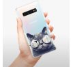 Odolné silikonové pouzdro iSaprio - Crazy Cat 01 - Samsung Galaxy S10+