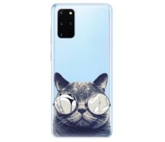 Odolné silikonové pouzdro iSaprio - Crazy Cat 01 - Samsung Galaxy S20+