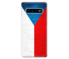 Odolné silikonové pouzdro iSaprio - Czech Flag - Samsung Galaxy S10