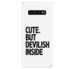 Odolné silikonové pouzdro iSaprio - Devilish inside - Samsung Galaxy S10+