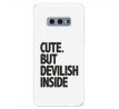 Odolné silikonové pouzdro iSaprio - Devilish inside - Samsung Galaxy S10e