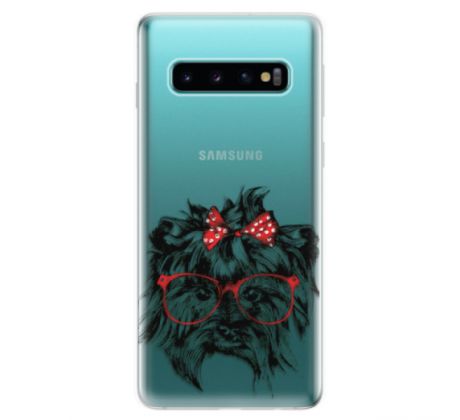 Odolné silikonové pouzdro iSaprio - Dog 03 - Samsung Galaxy S10