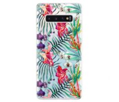 Odolné silikonové pouzdro iSaprio - Flower Pattern 03 - Samsung Galaxy S10+