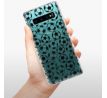 Odolné silikonové pouzdro iSaprio - Football pattern - black - Samsung Galaxy S10