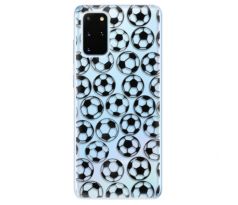 Odolné silikonové pouzdro iSaprio - Football pattern - black - Samsung Galaxy S20+