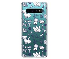 Odolné silikonové pouzdro iSaprio - Love my pets - Samsung Galaxy S10