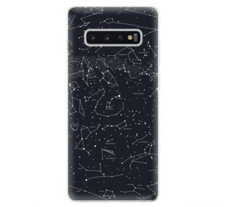 Odolné silikonové pouzdro iSaprio - Night Sky 01 - Samsung Galaxy S10+