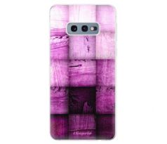 Odolné silikonové pouzdro iSaprio - Purple Squares - Samsung Galaxy S10e