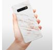 Odolné silikonové pouzdro iSaprio - Rose Gold Marble - Samsung Galaxy S10+