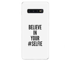 Odolné silikonové pouzdro iSaprio - Selfie - Samsung Galaxy S10+