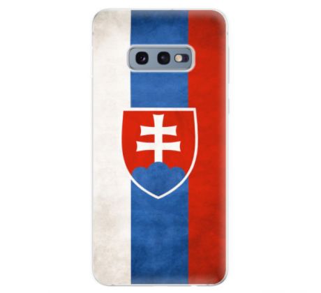 Odolné silikonové pouzdro iSaprio - Slovakia Flag - Samsung Galaxy S10e
