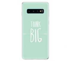 Odolné silikonové pouzdro iSaprio - Think Big - Samsung Galaxy S10