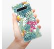 Odolné silikonové pouzdro iSaprio - Tropical White 03 - Samsung Galaxy S10+