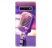 Odolné silikonové pouzdro iSaprio - Vintage Microphone - Samsung Galaxy S10+