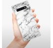 Odolné silikonové pouzdro iSaprio - White Marble 01 - Samsung Galaxy S10+