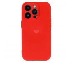 Vennus Valentýnské pouzdro Heart pro iPhone 13 Pro - červené