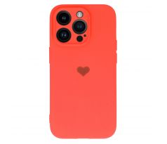 Vennus Valentýnské pouzdro Heart pro Xiaomi Redmi Note 11 Pro/ Redmi Note 11 Pro 5G - korálové