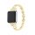 Case4mobile Řemínek Crystal pro Apple Watch 42/44/45/49 mm - zlatý