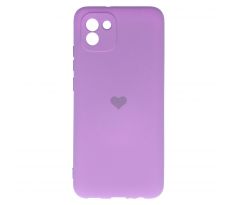 Vennus Valentýnské pouzdro Heart pro Samsung Galaxy A03 - fialové