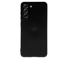 Vennus Valentýnské pouzdro Heart pro Samsung Galaxy S21 Plus - černé