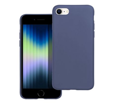 Case4Mobile Silikonový obal MATT pro IPHONE 7 / 8 / SE 2020 / SE 2022 - modrý