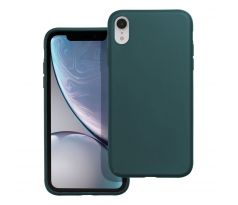 Case4Mobile Silikonový obal MATT pro IPHONE XR - tmavě zelený