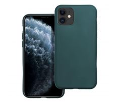 Case4Mobile Silikonový obal MATT pro IPHONE XS Max - tmavě zelený