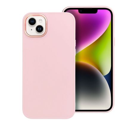 Case4Mobile Pouzdro FRAME pro iPhone 14 - pudrově růžové