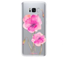 Odolné silikonové pouzdro iSaprio - Poppies 02 - Samsung Galaxy S8