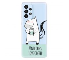 Odolné silikonové pouzdro iSaprio - Unicorns Love Coffee - Samsung Galaxy A33 5G